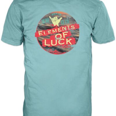 T-shirt 14Ender® Elements of Luck azzurra
