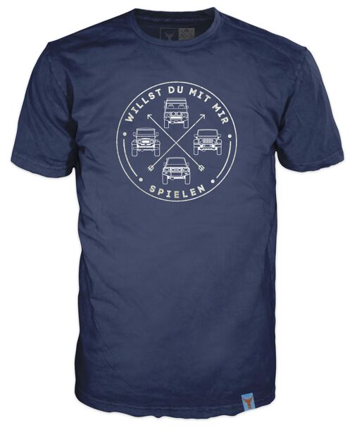 14Ender® 4 Wheeling T-Shirt Navy