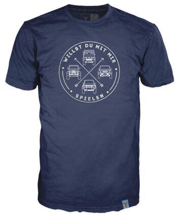 14Ender® 4 Wheeling T-shirt Bleu marine