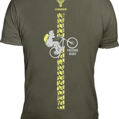 Camiseta 14Ender® Freeride Earth verde