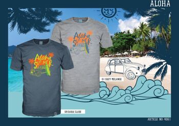 14Ender® R Aloha T-shirt ardoise foncé 2