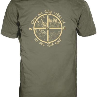 14Ender® Compass Earthgreen T-shirt