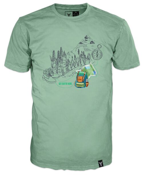 14 Ender® Get Out Dusty Green T-Shirt