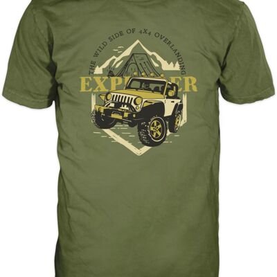 Camiseta 14Ender® Explorer verde oliva