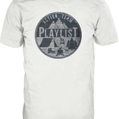 T-shirt 14-End Playlist Blanc
