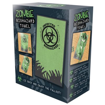 Zombie Infected Towel - Ideal For Halloween