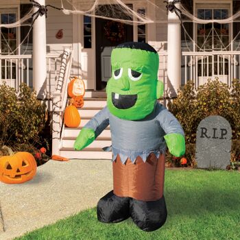 Zombie gonflable adapté à une utilisation en extérieur - Idéal pour Halloween 9