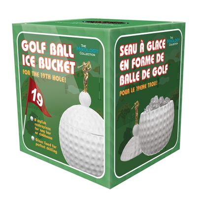 Cubo de hielo de pelota de golf Mixology