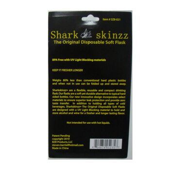 The Original SharkSkinzz Flacon souple réutilisable avec mousqueton 2