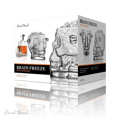 Final Touch Brainfreeze Skull Ice Bucket - Ideal to bring out at Halloween