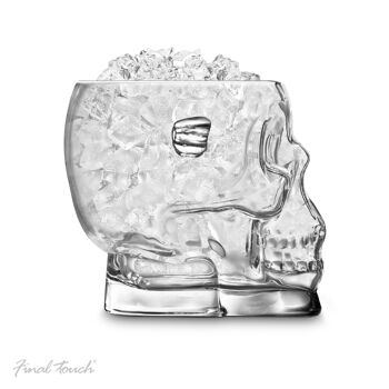 Seau à glace Final Touch Brainfreeze Skull - Idéal pour sortir à Halloween 3