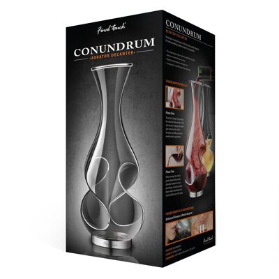 Final Touch Conundrum Wine Decanter