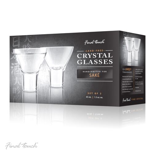 Final Touch Durashield Sake Glasses 2 Pack