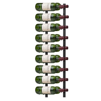 Wandmontiertes Weinregal für 18 Flaschen