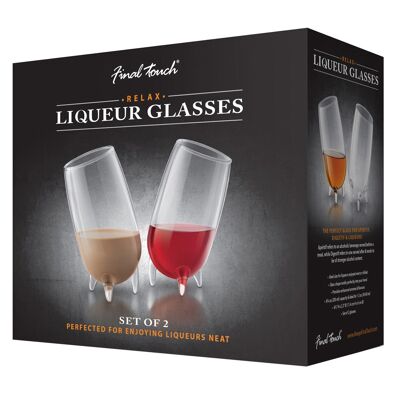 Final Touch Relax Liqueur Glass 2 Pk