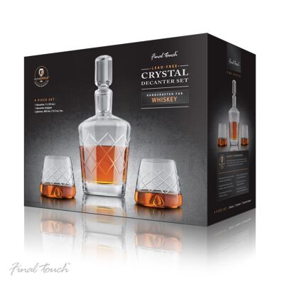 Final Touch Durashield Whisky-Dekanter-Set