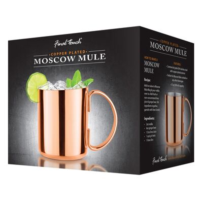 Tazza Final Touch Moscow Mule placcata in rame