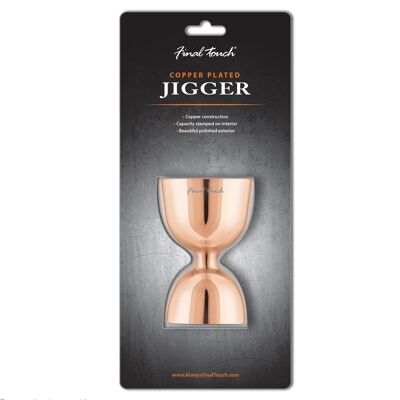Jigger de cobre cardado Final Touch
