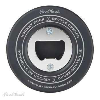 Ouvre-bière Final Touch Hockey Puck 2