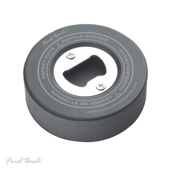 Ouvre-bière Final Touch Hockey Puck 6