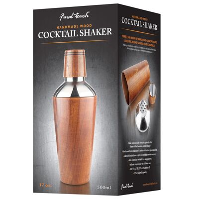 Final Touch Cocktailshaker aus Holz