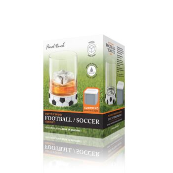 Final Touch Kick-Off Soccer Gobelet de football avec moule à glace 4