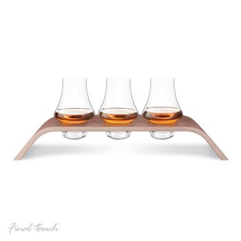 Ensemble de dégustation de vol de whisky 4 pièces Final Touch 4