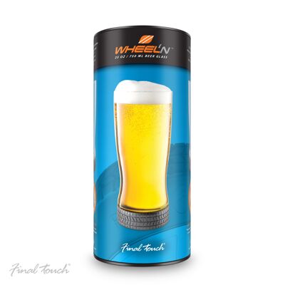 Final Touch Wheelin Bicchiere da birra da 750 ml