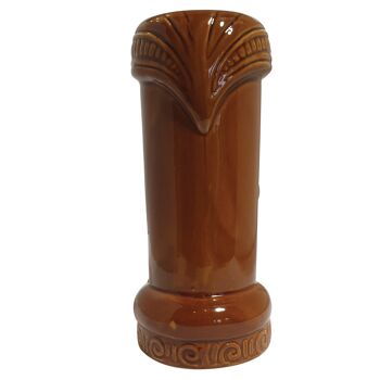 Bar Bespoke Tiki Mugs Lot de 2 Marron et Rouge 2