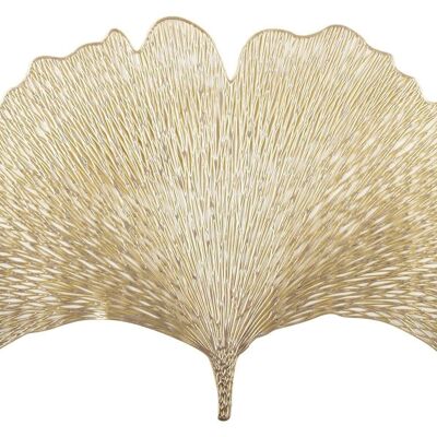GINKGO GOLD PLATE COVER 44X30 CM