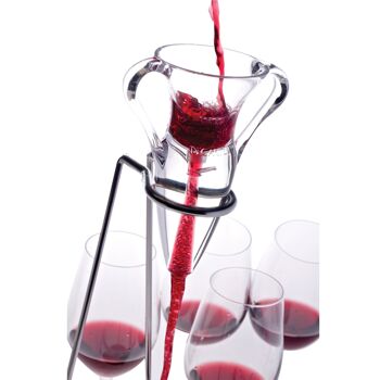 Set d'aération de vin Decantus Connoisseur 8