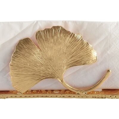 GINKGO TOWEL RACK GOLD 13.7X4.1X7.4 CM