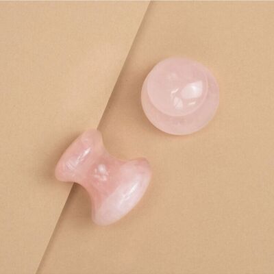 Earth To You London Rose Quartz Gua Sha For Refreshed And Energized Eyes /