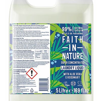 Faith In Nature Super Concentrated Laundry Liquid 5L /