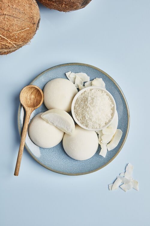 Coconut Ice Cream Mochis