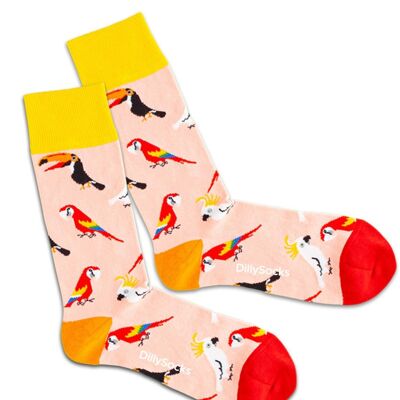 Blush Aviary Sock 36-40