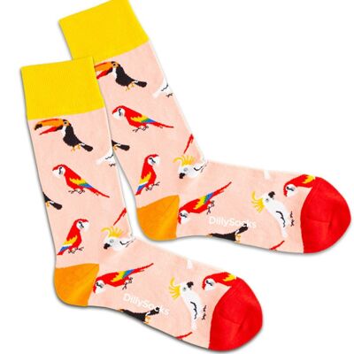Blush Aviary Sock 36-40