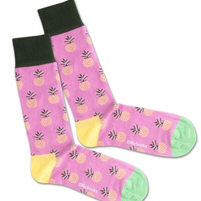 Chaussette Lila Ananas 36-40