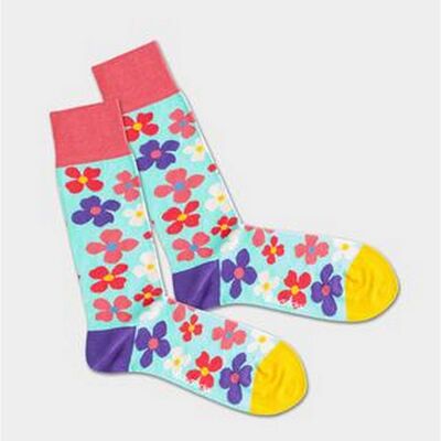 Chaussette de mer florale