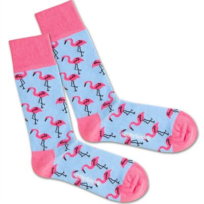 Flamingo-Himmel-Socke