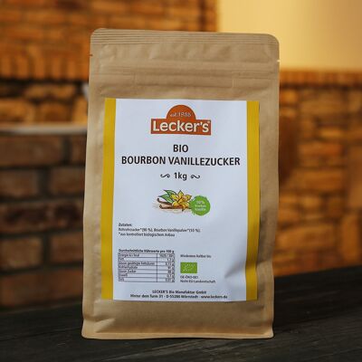LECKER'S Bio Bourbon Vanillezucker 1kg (10%)