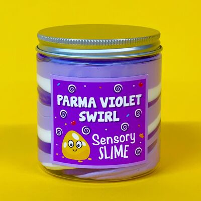 Parma Violet Swirl Sensory Slime