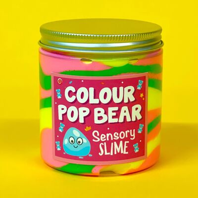 Colour Pop Bear Sensory Slime