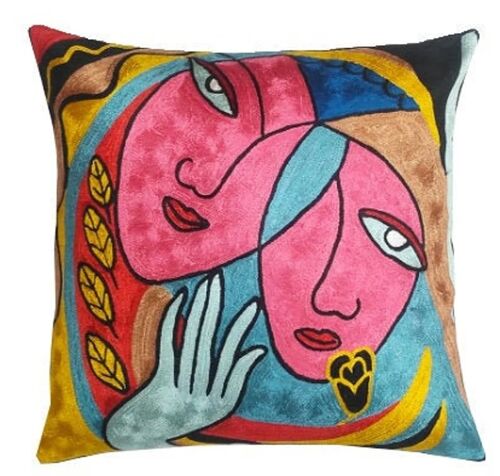 Picasso decorative-dual-face-style art-throw-pillow-cover / PC0000123989780