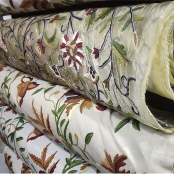 Magnifique rideau cachemire en organza de soie ENTIÈREMENT DOUBLÉ - L 150 x Hauteur 182 cm + 58,65 £ Pli crayon + 15,00 £ / CC786ABC17-11 3