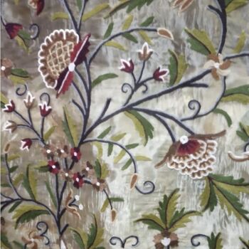 Magnifique rideau cachemire en organza de soie ENTIÈREMENT DOUBLÉ - L 125 x Hauteur 274 cm + 105,57 £ Pli triple pincé + 40,00 £ / CC786ABC17-19 2