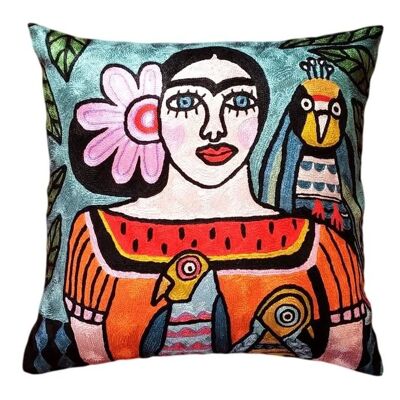 Pablo Picasso Frida-Kahlo-couverture de coussin d'accent moderne décoratif contemporain / PC00001239897806