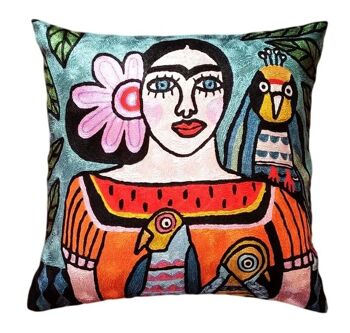 Pablo Picasso Frida-Kahlo-couverture de coussin d'accent moderne décoratif contemporain / PC00001239897806 1