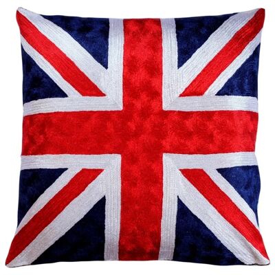 Royal British Vintage Style Union Jack Flag Decorativo Accent Throw Pillow cover / PC00001239897803