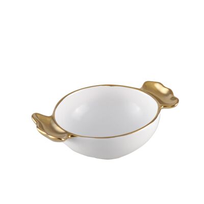 CANDY CUP GOLDEN HANDLES 11X11x5CM